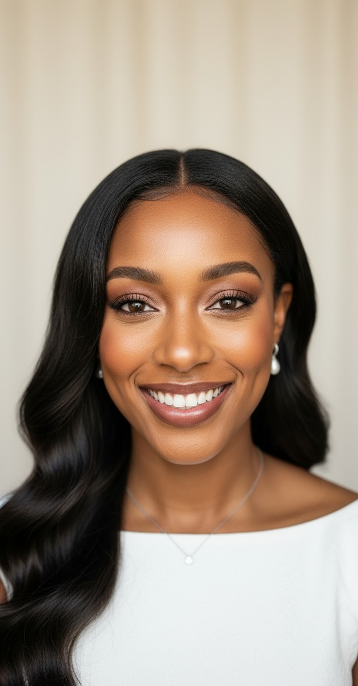 After Hair Down Bridesmaid